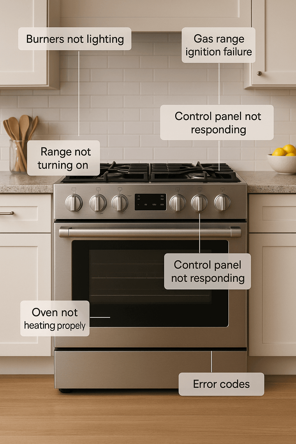 Common Range Problems We Fix – Heating, Ignition & Control Issues