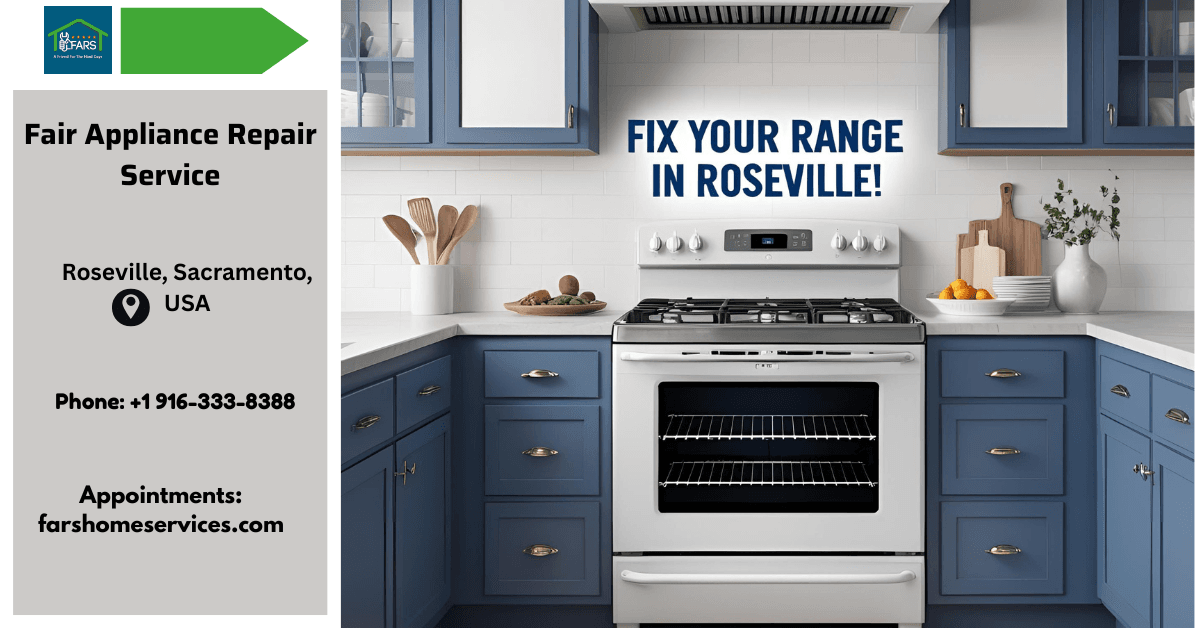 Gas vs. Electric Range Repair in Roseville: What’s the Difference?