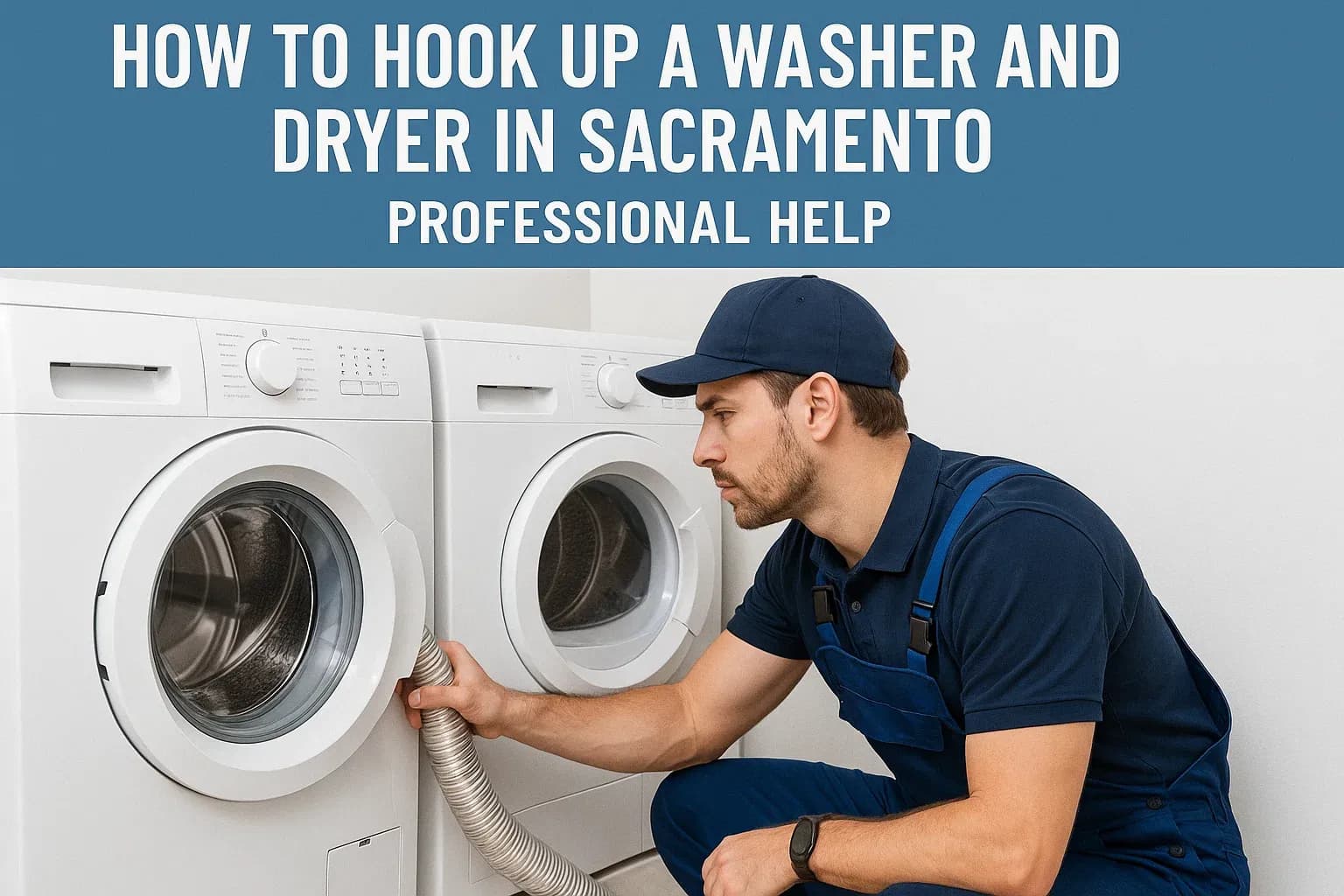 How to Hook Up a Washer and Dryer in Sacramento? Professional Help