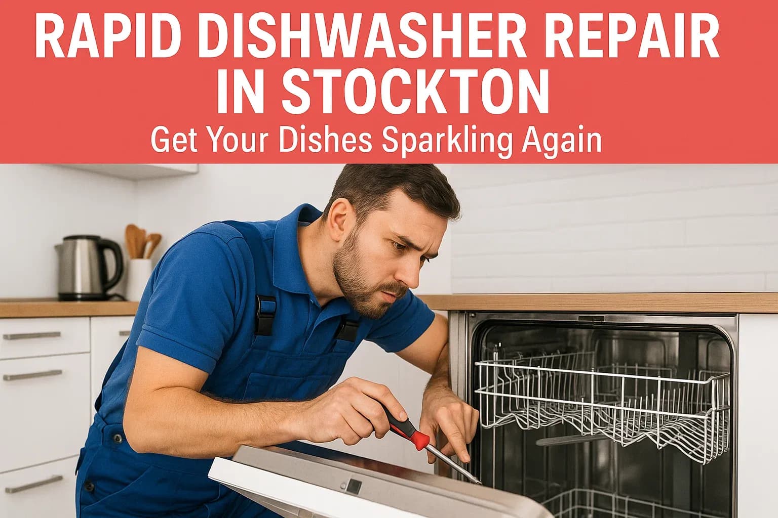 Rapid Dishwasher Repair in Stockton: Get Your Dishes Sparkling Again