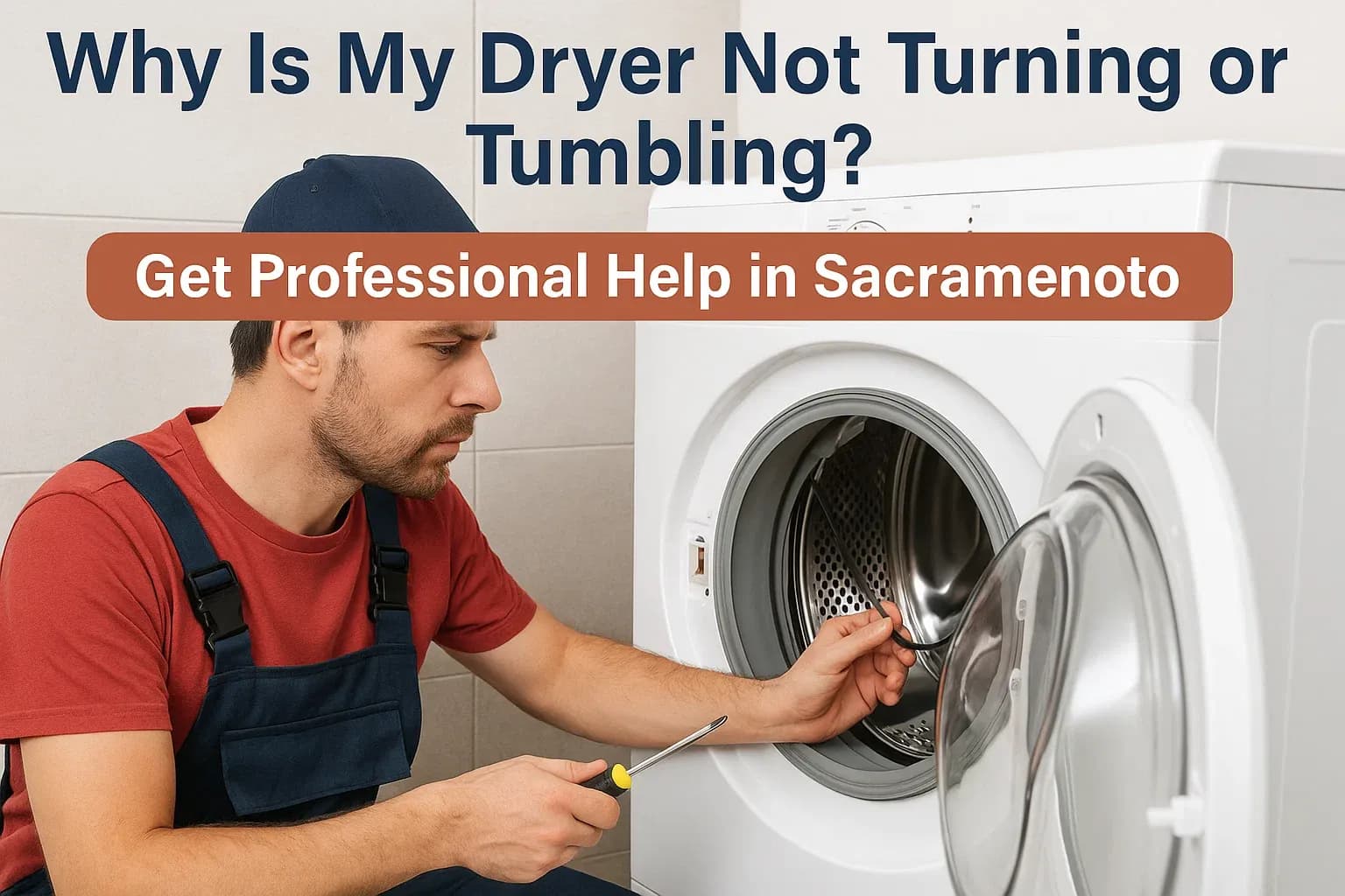 Why Is My Dryer Not Turning or Tumbling? Get Professional Help in Sacramento